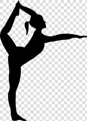 Stretching  Health  Exercise  Yoga  Fitness  Woman   Transparent Background Gymnast Silhouette  HD Png Download