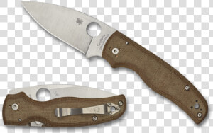  coming Soon  Spyderco Shaman Cruwear   Micarta  sprint  HD Png Download