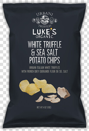 Potato Chips White Truffle Sea Salt   Luke  39 s Truffle Chips  HD Png Download