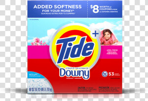 Tide Plus A Touch Of Downy April Fresh   Graphic Design  HD Png Download