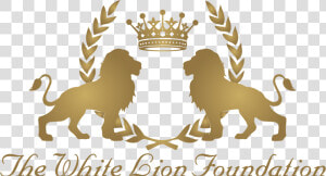 White Lion Foundation Logo 03 Crop   Lion Silhouette  HD Png Download