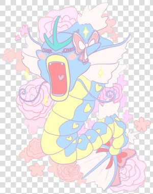 Pokemon Kawaii Pastel Transparent Gyarados Alfie Art  HD Png Download