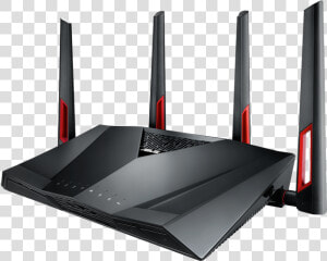 The Asus Rt Ac88u Dual Band Wireless Ac3100 Gigabit   Asus Rog Wifi Router  HD Png Download