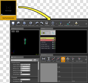 Editing A Particle System   Unreal Particle Editor  HD Png Download