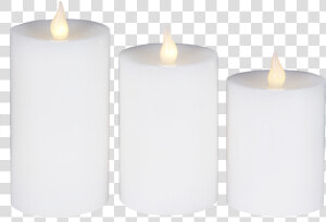 Led Pillar Candle 3p Flame   Advent Candle  HD Png Download