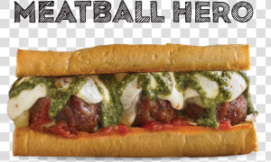 Meatball Hero   Chili Dog  HD Png Download