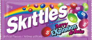 Skittles Berry Explosion   Skittles Explosion  HD Png Download