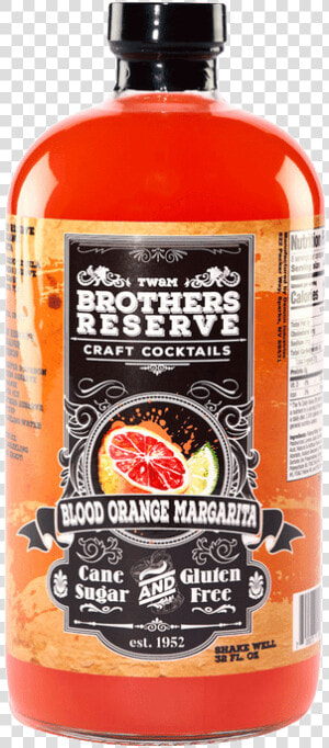 Brother S Reserve Blood Orange Margarita   Brothers Reserve Bloody Mary Mix  HD Png Download