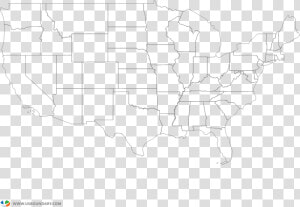 Us Map Png   Map Of Mainland United States  Transparent Png