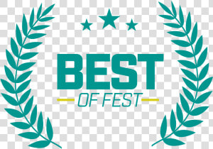 Best Of Fest Laurel   Award Transparent Winner Logo  HD Png Download