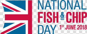 Nfcd Logo 2018 Date   National Fish And Chip Day 2018  HD Png Download