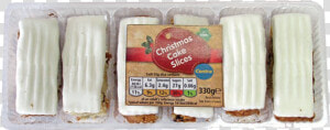 Ct Xmas Cake Slices 330g   Convenience Food  HD Png Download