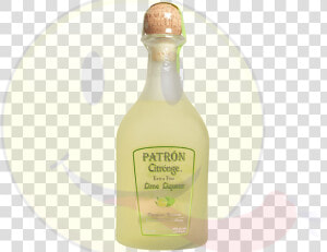 Patron Citronge Lime   Glass Bottle  HD Png Download