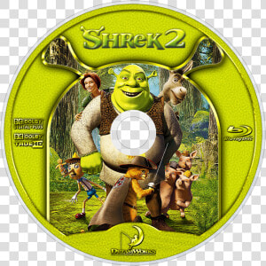 Shrek 2 Bluray Disc Image  HD Png Download