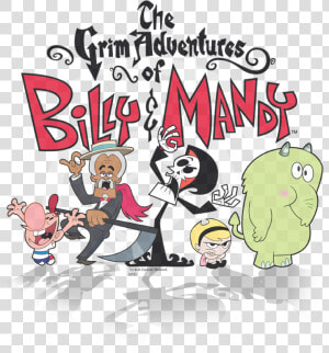 The Grim Adventures Of Billy  amp  Mandy Group Shot Men   Grim Adventures Of Billy And Mandy Logo  HD Png Download