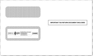 Picture Of 2 Up 1099 Misc Or 1099 R Double Window Envelope   Monochrome  HD Png Download