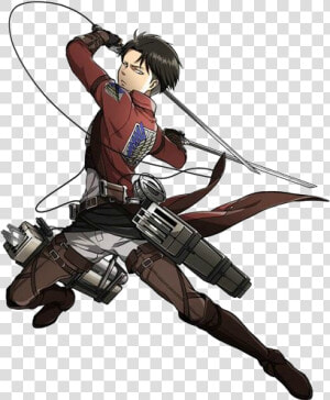 Attack On Titan Levi Attack  HD Png Download