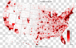 Us Population Density 2010  HD Png Download