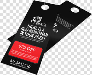 Dale S Handyman Discount Door Hanger Template Preview   Flyer  HD Png Download