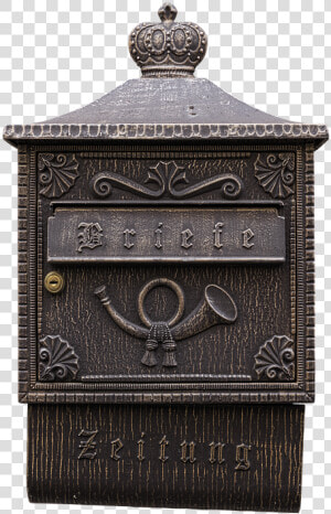 Letter Boxes  Post Horn  Mailbox  White  Metal  Letters   Carving  HD Png Download