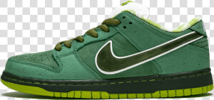 Concepts X Nike Sb Dunk Low Green Lobster   Shoe  HD Png Download