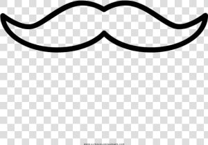 Bigote Página Para Colorear   Bigode Para Colorir  HD Png Download