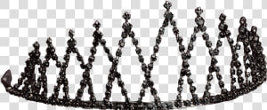 Black Rhinestone Queens Crown   Tiara  HD Png Download