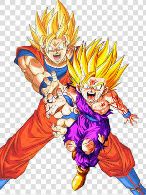 1mib  768x1024  Img   Kamehameha Father And Son  HD Png Download