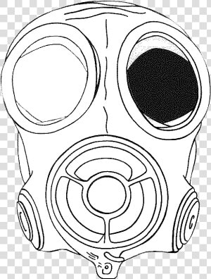 Gasmask   Circle  HD Png Download