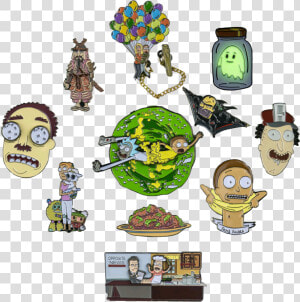 Rick And Morty   Png Download   Rick And Morty Enamel Pin  Transparent Png