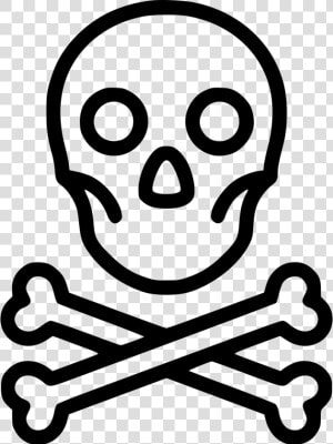 Toxic Clipart Skull Bone   Animal Skull And Crossbones  HD Png Download