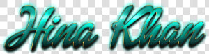 Hina Khan Decorative Name Png   Hina Khan Name  Transparent Png