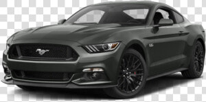 2017 Ford Mustang   2017 Black Ford Mustang  HD Png Download