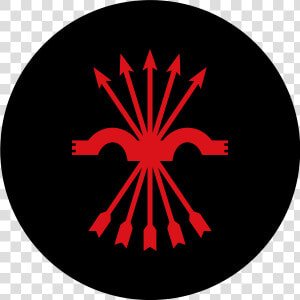 Spanish Nationalist Air Force Black Roundel With Red   Spanish Nationalist Air Force  HD Png Download