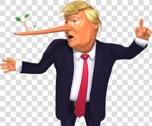 Pinocchio Trump   Trump Full Body Transparent  HD Png Download