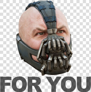 Bane Transparent Face   Bane Dark Knight Rises  HD Png Download