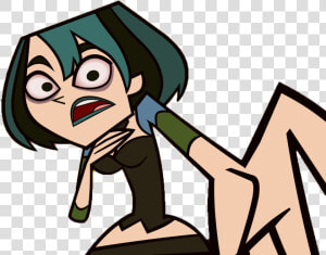 Total Drama Gwen Scream Clipart   Png Download   Total Drama Png Gwen  Transparent Png