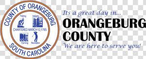 Orangeburg County   Orangeburg County Seal  HD Png Download