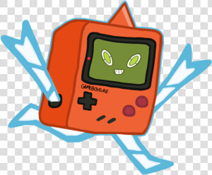 Gameboy Drawing Pokemon   Rotom Game Boy Form  HD Png Download