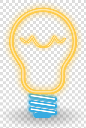 Neon Bulb   Electricité Ampoule  HD Png Download