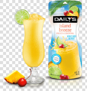 Daily S Island Breeze Frozen Pouch 10oz Title Daily   Batida  HD Png Download