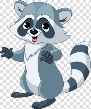 Raccoon Dog Free On   Cartoon Raccoon  HD Png Download