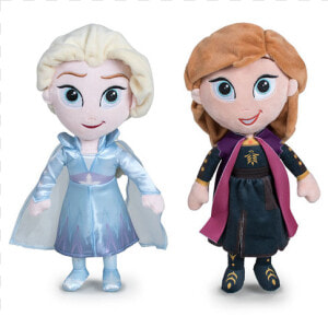 Peluche Elsa  amp  Anna Frozen 2 Disney 30cm   Peluche Anna Frozen  HD Png Download