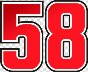 Marco Simoncelli 58 Logo  HD Png Download