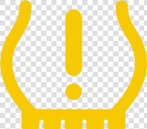 Tire Pressure Sensor Icon   Png Download   Low Tire Pressure Symbol  Transparent Png