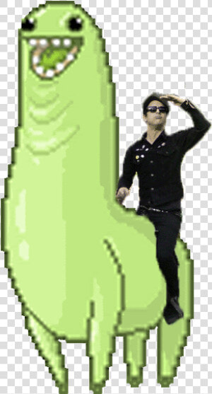 Dance Gif Png Meme Transparent Funnypictures   Green Llama  Png Download