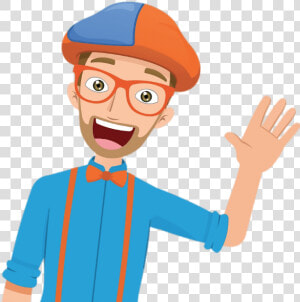 Blippi Waving  HD Png Download