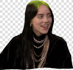  billie  billieeilish  eilish  old  new  back  fan   Billie Eilish Jimmy Fallon  HD Png Download