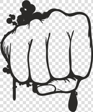 Free Download Grunge Fist Clipart Fist Clip Art   Fist Vector  HD Png Download