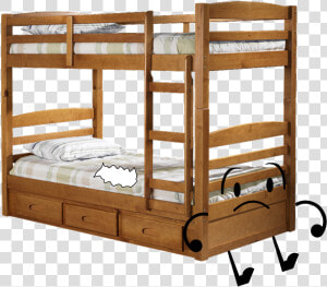 Bunk Bed Png Hd   Solid Wood Bunk Beds Twin Over Twin  Transparent Png